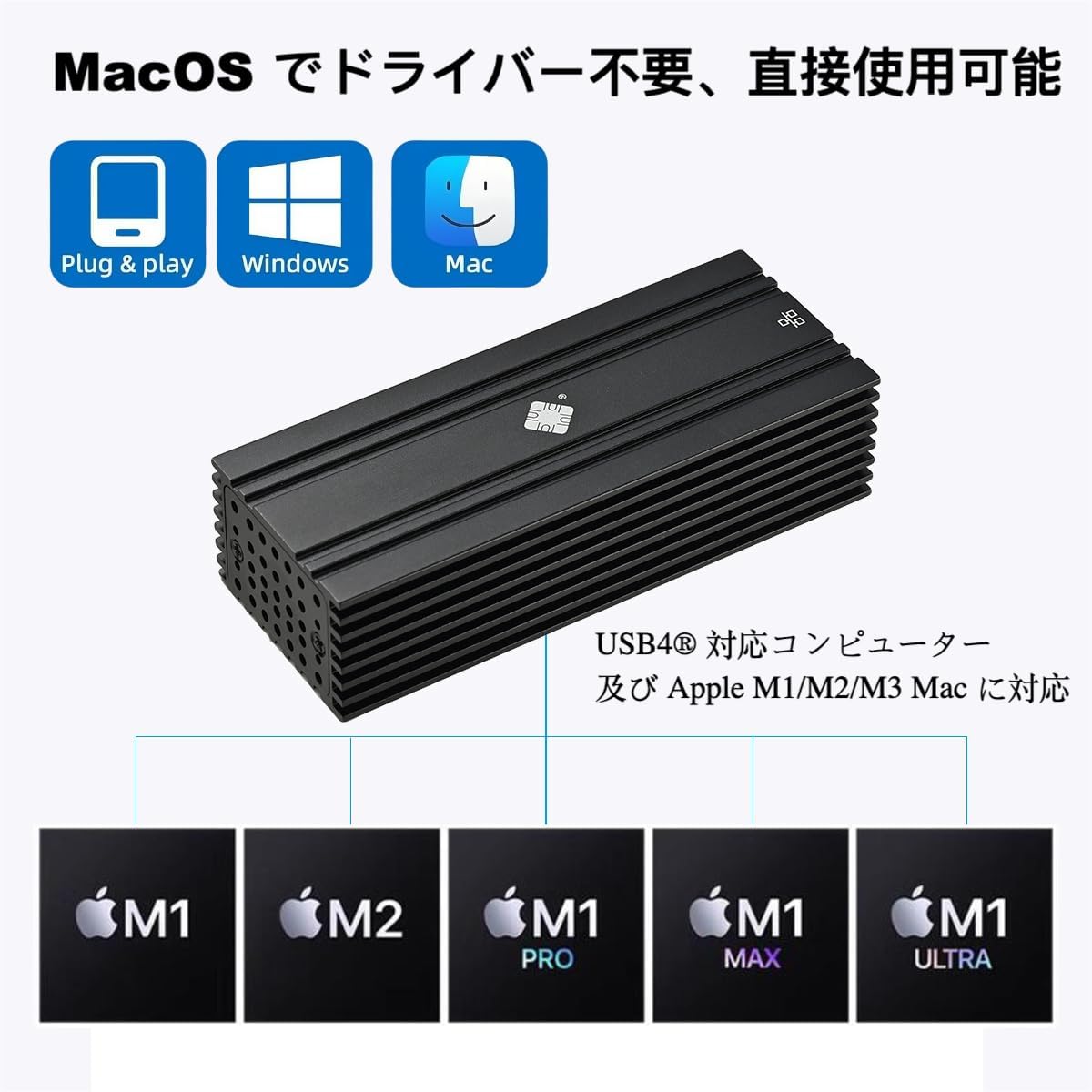 Amazon.co.jp: IOCrest USB4 Thunderbolt 4対応 10GbE LANアダプター